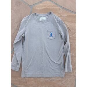 Dutch Bros Coffee Adult Beige Long Sleeve Graphic T-shirt Size Large